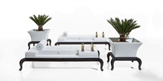 Лежак плетеный Canopo