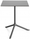 Стол ламинированный обеденный складной Scab Design Tripe Maxi Folding сталь, компакт-ламинат HPL антрацит, светло-серый Фото 5