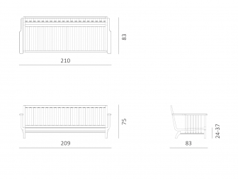 Диван трехместный с подушками-thumbs-Фото3