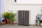 Шкаф пластиковый Keter Boston Base Compact Shed полипропилен бежевый, коричневый Фото 3