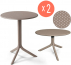 Комплект пластиковых столов Step + Step Mini Set 2