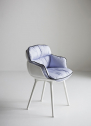 Кресло с обивкой Gaber Choppy BP сталь, технополимер, ткань Фото 4