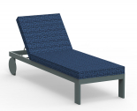 Лежак металлический с матрасом Vondom Posidonia алюминий, ткань Фото 8