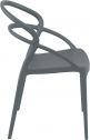 Кресло пластиковое Siesta Contract Pia стеклопластик темно-серый Фото 10