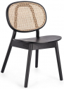 Стул деревянный Garden Relax Adolis вяз, искусственный ротанг черный Фото 1