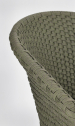 Кресло плетеное с подушкой Garden Relax Coachella тик, роуп, олефин натуральный, зеленый Фото 8