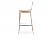 Стул деревянный барный PEDRALI Malmo сталь, ясень, фанера Фото 6