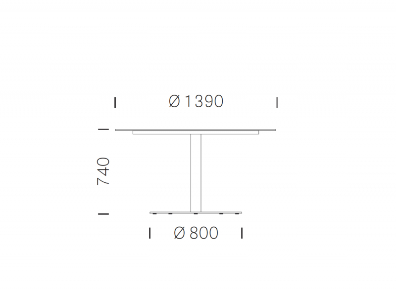 Стол ламинированный Inox Table
