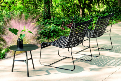 Стул плетеный лаунж Arrmet In Out сталь, полиэстер Фото 7