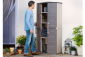 Шкаф пластиковый Keter Boston Tall Utility Shed полипропилен бежевый, коричневый Фото 5