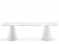 Скамейка пластиковая PEDRALI Ikon Bench стеклопластик, компакт-ламинат HPL белый Фото 1