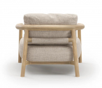 Кресло деревянное с подушкой SNOC Lyora тик, олефин Фото 4