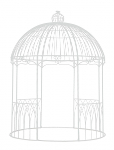 Беседка круглая металлическая Garden Relax Brumal сталь белый Фото 3