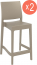 Комплект пластиковых полубарных стульев Maya Bar 65 Set 2