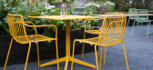 Кресло металлическое PEDRALI Nolita сталь желтый Фото 4