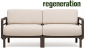 Диван пластиковый с подушками Nardi Maximo 2 стеклопластик, Sunbrella терра, жемчуг Фото 1