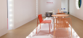 Кресло металлическое PEDRALI Tribeca сталь, роуп красный Фото 8
