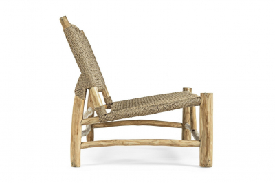 Диван плетеный Garden Relax Lampok тик, искусственный ротанг Фото 5