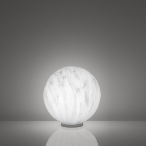 Светильник пластиковый настольный SLIDE Mineral 30 Lighting полиэтилен, металл белый, серый Фото 4