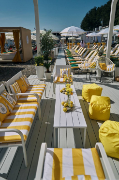 Пляж отеля Pullman Sochi Centre, г. Сочи