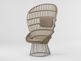 Кресло плетеное с подушкой Kettal Cala алюминий, полиэстер, акрил Фото 21