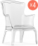 Комплект прозрачных кресел Pasha Set 4