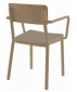 Кресло пластиковое Resol Lisboa armchair стеклопластик песочный Фото 2