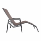 Лежак текстиленовый Grattoni Cancun алюминий, текстилен антрацит, тортора Фото 5