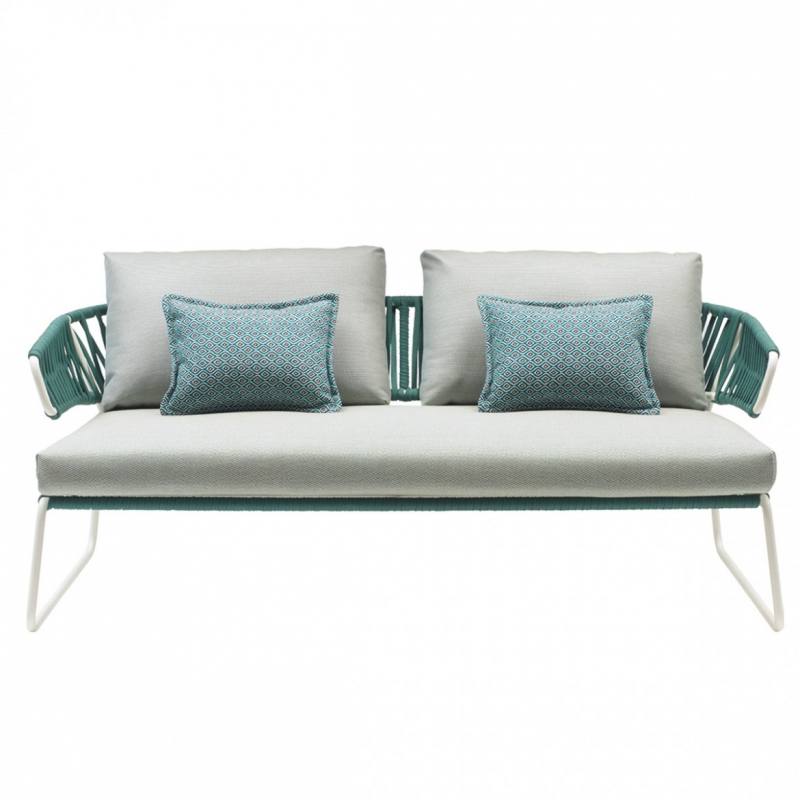 Диван плетеный с подушками Lisa Sofa Filo
