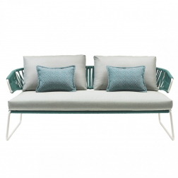 Диван плетеный с подушками Lisa Sofa Filo