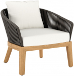 Кресло плетеное с подушками Heron