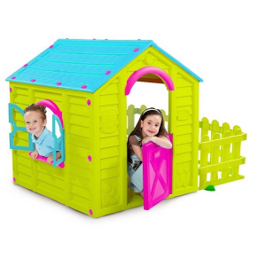 Детский домик Keter My Garden House полипропилен зеленый,  голубой Фото 1