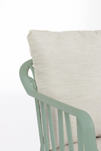 Комплект лаунж мебели Garden Relax Nixie сталь, полипропилен, полиэстер зеленый шалфей Фото 8