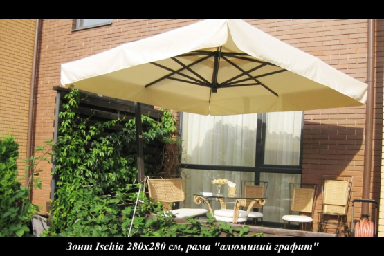 Загородный участок, зонт Ischia