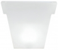 Кашпо пластиковое светящееся SLIDE Il Vaso Lighting полиэтилен белый Фото 1