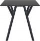 Стол пластиковый Siesta Contract Max Table 70 пластик, HPL черный Фото 6
