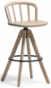 Стул деревянный барный PEDRALI Nym сталь, ясень Фото 1