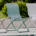 Кресло-шезлонг металлическое складное Fiam Fiesta XL алюминий, текстилен Фото 8