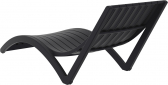 Шезлонг-лежак пластиковый Siesta Contract Slim стеклопластик черный Фото 9