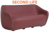 Диван пластиковый двухместный Reborn Second Life