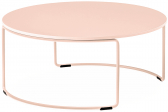 Столик кофейный металлический PEDRALI Circuit Outdoor сталь розовый Фото 1