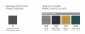 Кресло с обивкой Scab Design Miss B Pop coated steel frame сталь, поликарбонат, ткань антрацит, морская волна Фото 3