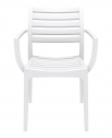 Кресло пластиковое Siesta Contract Artemis стеклопластик белый Фото 9
