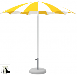 Зонт пляжный профессиональный Ø1.8 м-thumbs-Фото1