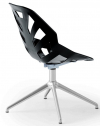 Стул офисный пластиковый Gaber Ninja L алюминий, технополимер черный Фото 4