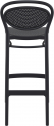Стул пластиковый барный Siesta Contract Marcel Bar 75 стеклопластик черный Фото 9