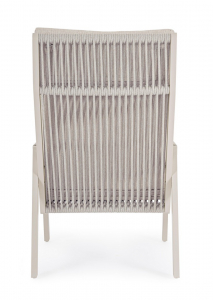 Кресло металлическое с подушками Garden Relax Emery алюминий, роуп, олефин Фото 4