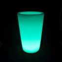 Кашпо пластиковое светящееся LED Cone полиэтилен RGB Фото 1