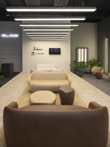 Диван пластиковый двухместный SLIDE Reborn Standard полиэтилен туманный белый Фото 12