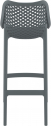 Стул пластиковый барный Siesta Contract Air Bar 75 стеклопластик темно-серый Фото 16